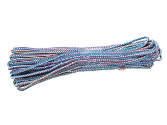 Шнур вязаный  полипропиленовый цветной, сердечник полипропилен, 130кгс , д.7мм, 20м