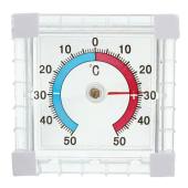 Термометр оконный наружный, биметаллический, ТББ, от -50°C до +50°C, 70x75мм, (шт.) 60-0-303