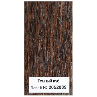Нащельник самоклеящийся Тёмный дуб 30 мм RENOLIT 2052089