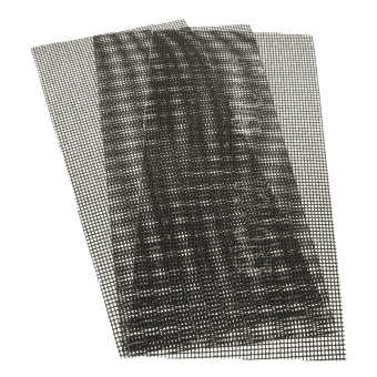 Сетка абразивная карбид кремния, основа - стекловолокно, Р180, 115х280мм 3шт.